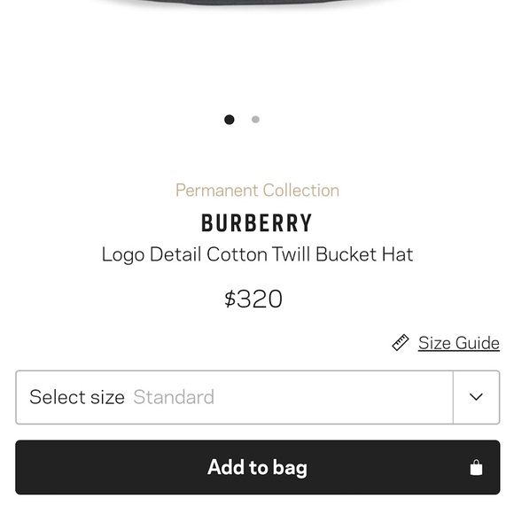 Italian permanent collection by Burberry bucket ha - Picture 1 of 3